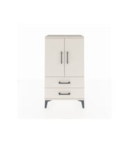 Arges Komodin 2 Raflı 2 Çekmeceli 2 Kapaklı 60x30x106 Aytaşı-Aytaşı