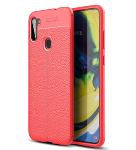 Durukar® Samsung Galaxy A11 Kılıf Auto Focus Kapak - Kırmızı