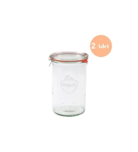 Pratik 1000 ml Saklama Kavanozu Seti (2 Adet) – Güvenle Saklama İçin Idealdir