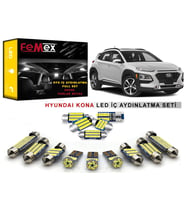 Hyundai Kona LED İç Aydınlatma Ampul Seti FEMEX Parlak Beyaz