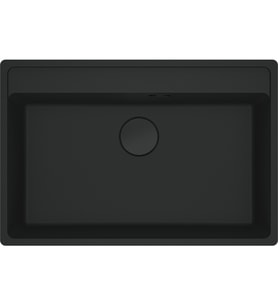 FRANKE Maris MRG 610-72 Matt Black Tezgah Üstü Granit Eviye