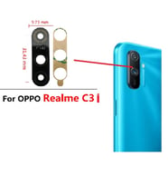 Oppo Realme C3İ Arka Kamera Camı Lens Yapışkanlı