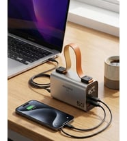 50000 Mah Süper Hızlı Şarj Led Dijital Göstergeli Taşınabilir Şarj - Lisinya