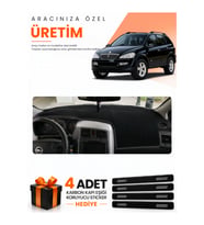 SSANGYONG KYRON (2005-2012) Uyumlu Torpido Koruma Örtüsü Oto Kılıfı - Siyah