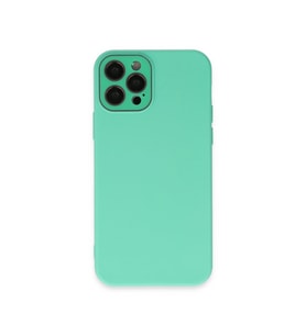 Apple İphone 12 Pro Kılıf Lansman Glass Kapak - Turkuaz