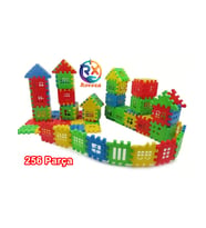 Puzzle City 3d Yapı Ve Tasarım Blokları 256 Parça Eğitici Oyuncak Puzzle Blok Set Eğlenceli Oyuncak
