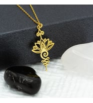 Lotus Yoga Gümüş Kolye