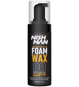 NISHMAN Saç Şekillendirici Bukle Belirginleştirici Köpük Wax / Sert Yapı 150 ML
