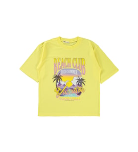 Civil Girls Kız Çocuk Oversize Tişört 10-13 Yaş Sarı (Sarı)