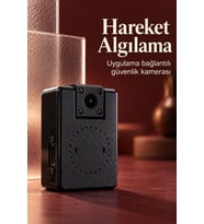 Mey İthalat® WiFi Mini Güvenlik Kamerası Gece Görüşlü ve Uzaktan İzlemeli