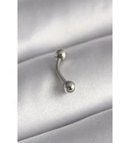 316L Çelik Gümüş Renk Topçuk Model Piercing - TJ-PR1363