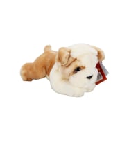 Yumuşacık Dokusu ve Sevimli Yüzüyle Bulldog Peluş, Kalpleri Fethediyor (Kahverengi)
