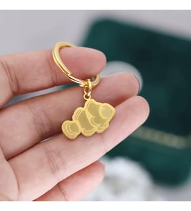 Palyaço Balığı Anahtarlık 925K Gümüş (Gold)