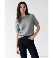 LCW Comfort Gri Bisiklet Yaka Kadın Triko Kazak