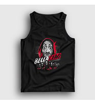 Presmono Unisex Siyah Bella Ciao La Casa De Papel Atlet 196468tt