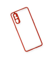 Oppo Find X2 Kılıf Montreal Silikon Kapak - Kırmızı