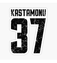 37 KASTAMONU Sticker Yapıştırma Oto Etiket 17cm