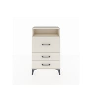 Arges Komodin Tek Raflı 3 Çekmeceli 60x30x96 Aytaşı-Aytaşı