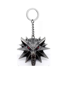 The Witcher Kurt Kabartmalı Madalyon Anahtarlık (Çok Renkli)