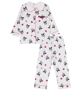 Kuromi 2-5 Yaş Pijama Takımı - Ekru