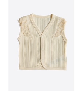 Organik Jaclin Yelek Natural