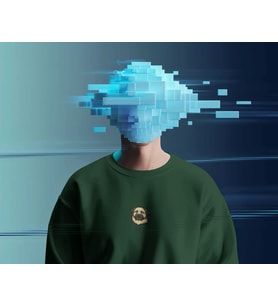 Minimal Kangal Baskılı Sweatshirt – Güçlü Anadolu Köpeği Tasarımı (Koyu Yeşil)