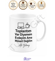 Serbest Çalışan İçin Komik Yazılı Baskılı Kupa Bardak Freelancer Hediye