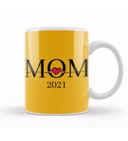LOVE MOM Mothers Day 2021 Kupa Bardak Porselen