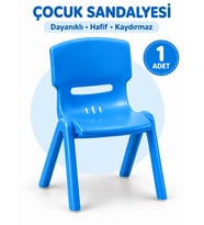 Beylini Çocuk Sandalyesi Anaokulu Kreş Kurs Mini Tabure Dayanıklı Rahat Plastik