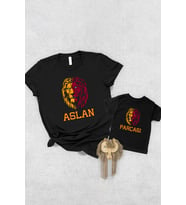 Sarı Kırmızı Aslan Parçası Baba Oğul Kız TEK ÜRÜN FİYATIDIR KOMBİN YAPMAK İÇİN EN AZ 2ADET SEPETE EK