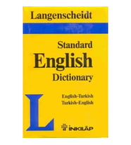 Langenscheid Standard English Dictionary English-Turkish Turkish-English