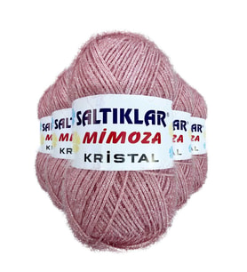 Northcity 5 Adet Mimoza Kristal Işıltılı Şal Patik Yelek İpi 38