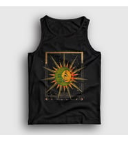 Presmono Unisex Siyah Celestial Sun Moon Güneş Ay Atlet 396138tt