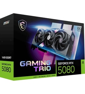 MSI RTX 5080 16GB GAMING TRIO OC 16GB GDDR7 256BİT HDMI-DP PCIe5.0