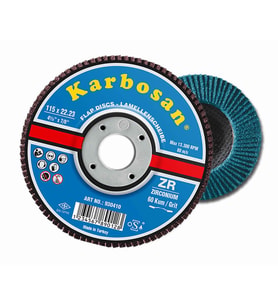 Karbosan Premium SD Flap 115 x 22 ZR 60 Kum Zımpara 10 Adet