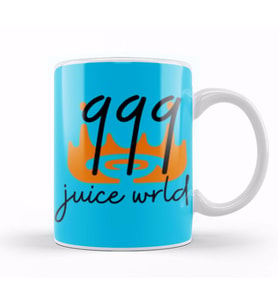 Juice Wrld 999 Logo Merch Kupa Bardak Porselen