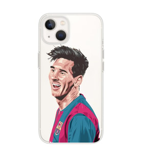 Iphone 14 Plus Uyumlu Lionel Messi Tasarımlı Şeffaf Telefon Kılıfı