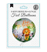 18" Folyo Balon - Happy Birthday -Jungle