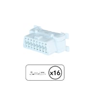 Obd Soketi Beyaz 16 Pin Kablosuz