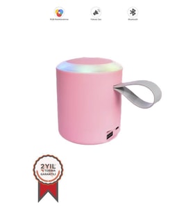 Torima D24 Pembe SD/USB Girişli Taşınabilir Bluetooth Hoparlör