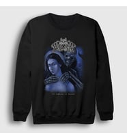 Presmono Unisex Siyah Arrow In Heart Aosoth Sweatshirt 541597tt