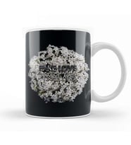 Kpop Fake Love White Floral Kupa Bardak Porselen