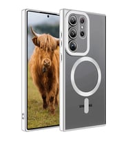 Galaxy S23 Ultra Kılıf M-safe Wireless Şarj Özellikli Zore Setro Silikon