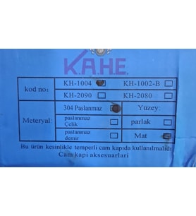 CAM KAPI KİLİDİ (KAHE) ÇİFT CAM UYUMLU