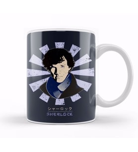 Sherlock Retro Japanese Kupa Bardak Porselen
