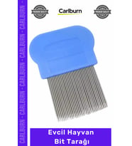 #Petshop Profesyonel Tasarım Metal Dişli Saç Derisi Dostu Kaymaz Saplı Hijyenik Sağlıklı Bit Tarağı