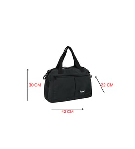 GALB Leather Siyah Lacoste Kumas Spor Gunluk ve Seyahat El Valizi Cod 1190 Cantasi Bavul Valiz