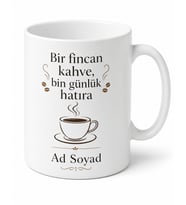 Kişiye Özel Ofis Kahvesi Baskılı Kupa Bardak İsimli Hediye