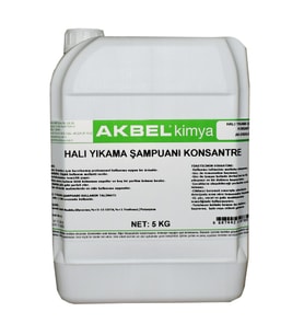 Akbel Halı Yıkama Şampuanı Konsantre 5 Kg  1/100 (Beyaz)
