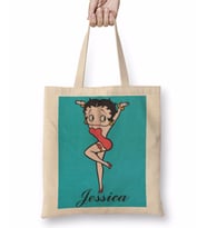 Betty Boop 1 Bez Çanta Uzun Saplı